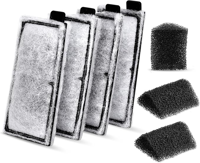 hygger HG009 Aquarium Filter Replacement Carbon Filter Cartridges 4 Pcs by hygger