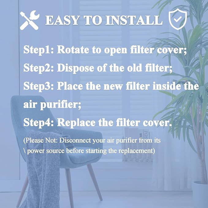 4 + 4 Pack Air Filters, Compatiable - Image 6