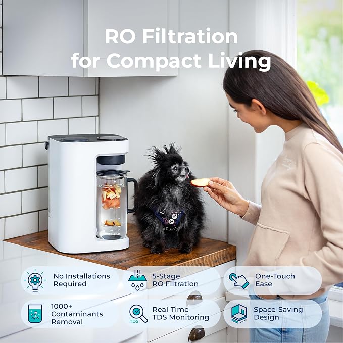 Bluevua RO100ROPOT-LITE Countertop Reverse Osmosis Water Filter System - Image 2