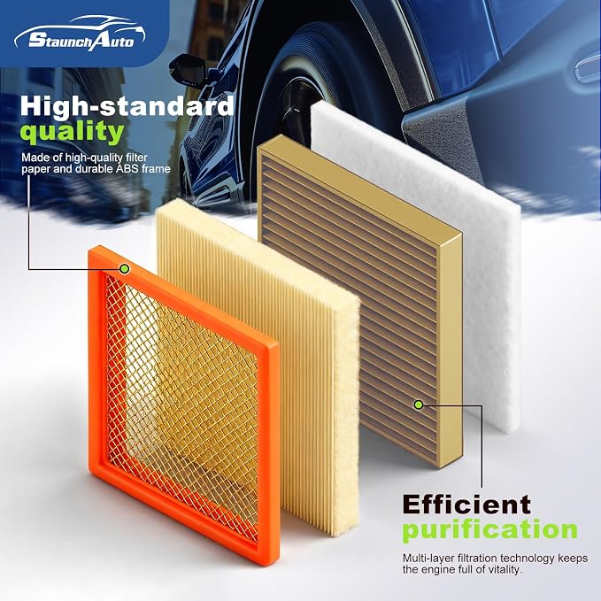 Engine & Cabin Air Filter for 2016 2017 2018 2019 2020 2021 2022 2023 Toyota - Image 3