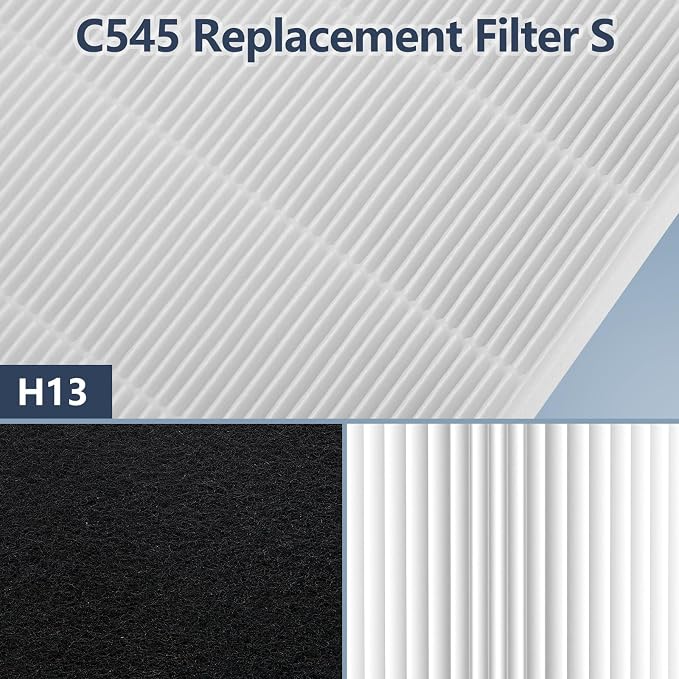 C545 HEPA Replacement Filter S for Winix C545 Air Purifier, Replace Part - Image 4