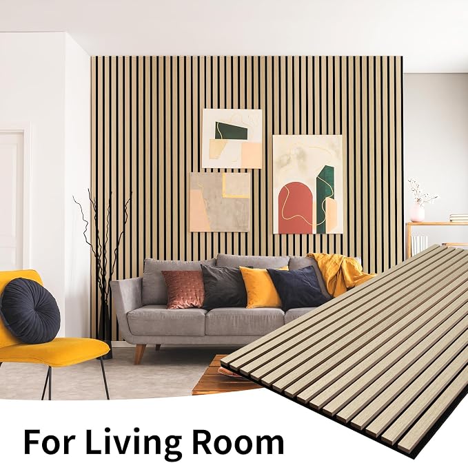 Wood Slat Wall Panel, 3D Soundproof Wall Panels, Large Acoustic Panels - Image 8