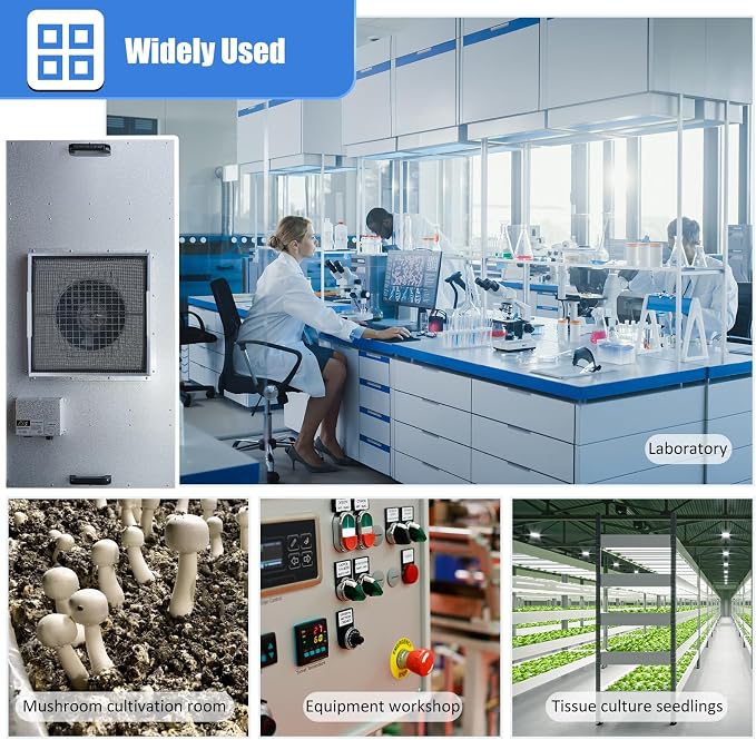 HEPA H14-Filter Laminar Flow Hood Updated FanFilter Unit（Include HEPA - Image 9
