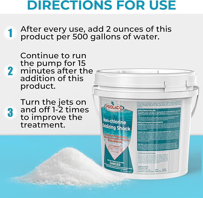Non-Chlorine Spa Shock for Hot Tub, Chlorine-Free Shock Treatment for Hot Tubs - Image 4
