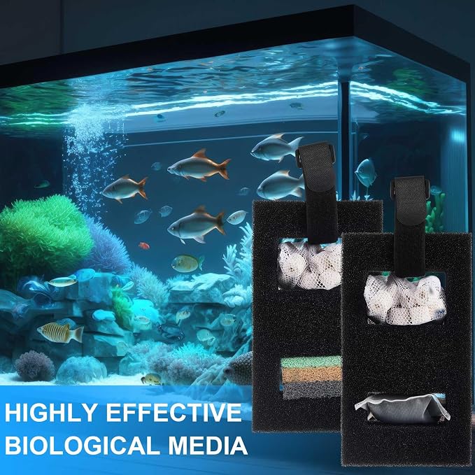 4 Set/48 Pcs Aquarium Filter Compatible - Image 7