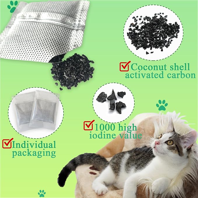 12 Pack Odor Eliminator for PuraMax Self-Cleaning Cat Litter Box, Natural - Image 5