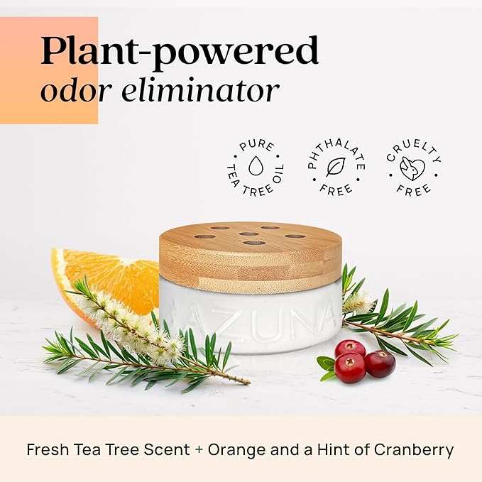 Azuna Air Freshener & Odor Eliminator Gel Refill Pouch - Simply Citrus, 12 oz