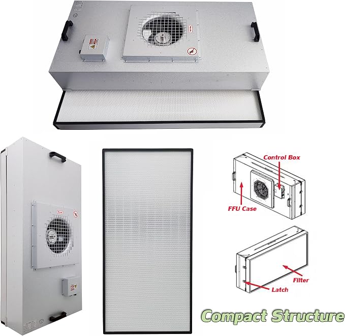 INTSUPERMAI Vertical Laminar Flow Hood Air Flow Clean Bench Workstation - Image 9