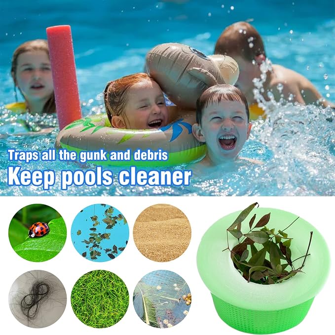 60PCS Pool Skimmer Socks Above Ground and Inground Pool, Pool Skimmer Basket - Image 3