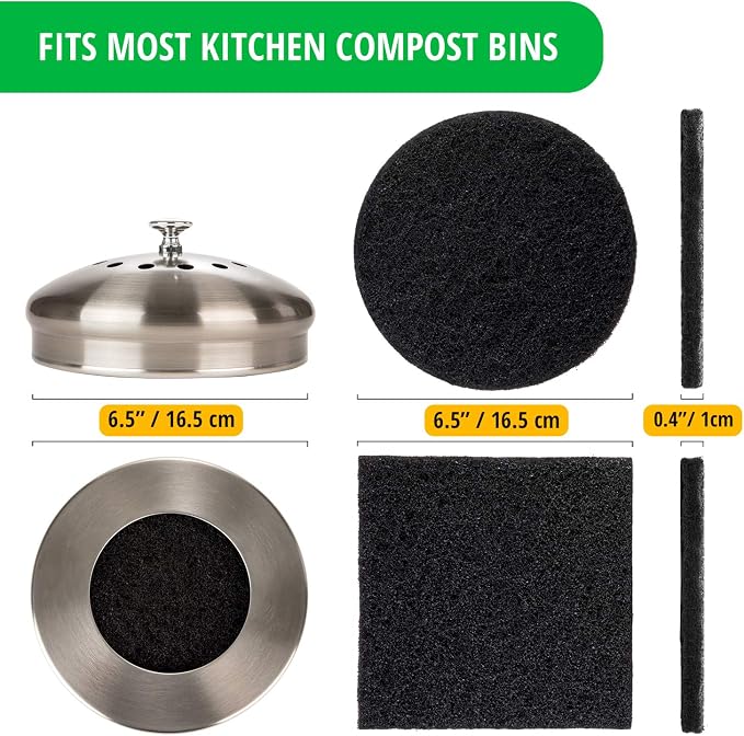 Epohpeek Compost Bin Filters Charcoal - Image 4