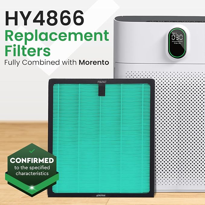 2 Pack Air Purifier Replacement Filter HY4866 Compatible - Image 3