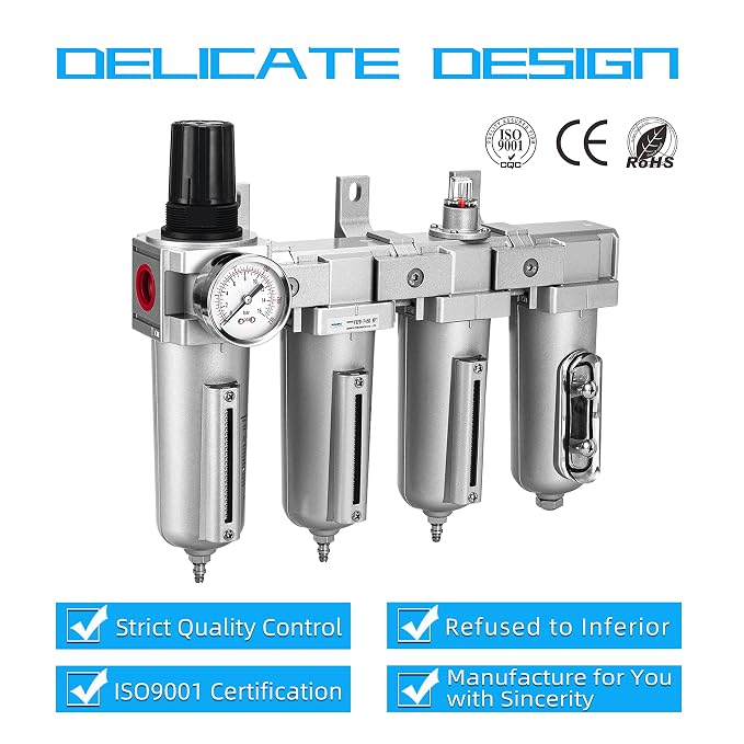 NANPU 1/2" NPT Industrial Grade 4 Stage Air Drying System - Image 6