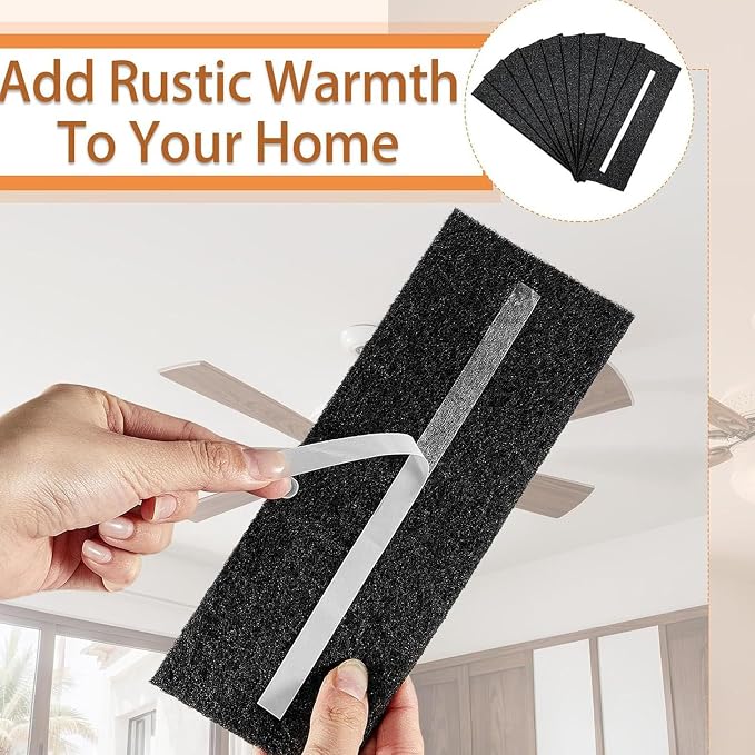 5pcs Ceiling Fan Blades Filters, Activated Charcoal Ceiling Fan Filters - Image 9