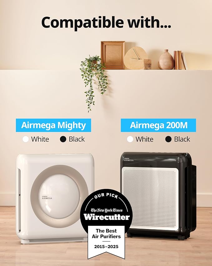COWAY Airmega AP-1512HH & 200M Filter Replacement Set, HEPA Filter and Pet - Image 8