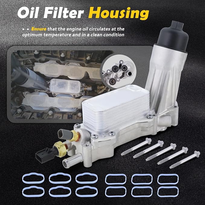 926-876 926-959 Upgraded Aluminum Engine Oil Filter Housing - Image 2