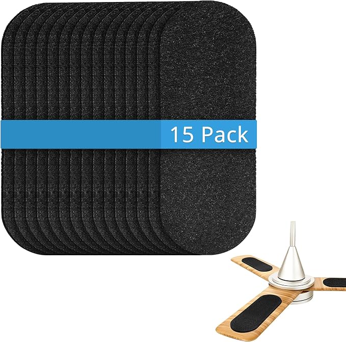 UCINNOVATE 15 Pack Ceiling Fan Filters, Unscented Activated Coconut Carbon Air by UCINNOVATE