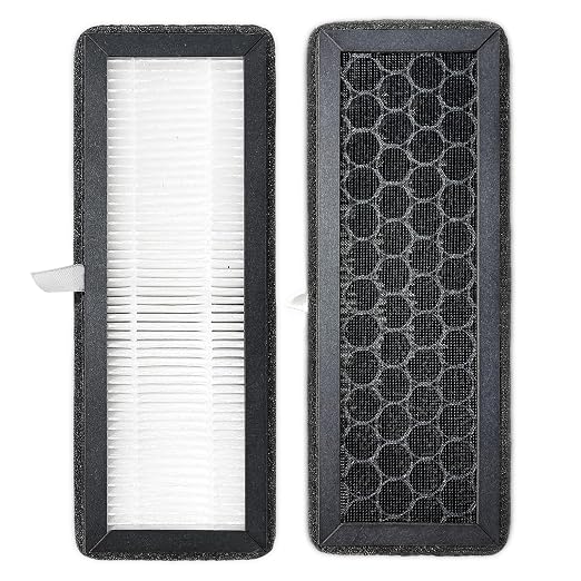 2 Pack HEPA 13 Activated Carbon Air Filter by Unknown