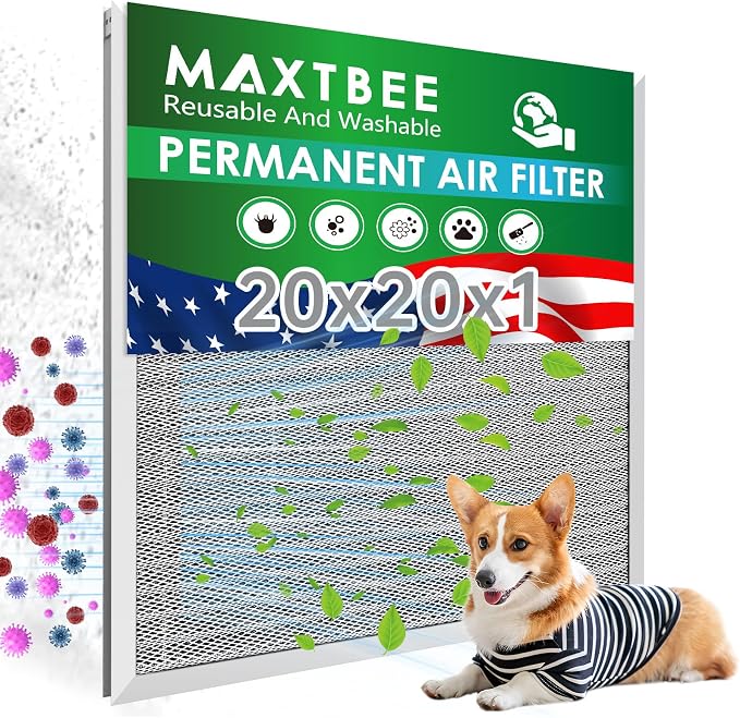 20x20x1 Air Filter Electrostatic Filter Reusable Washable HVAC AC Furnace Filter by Unknown
