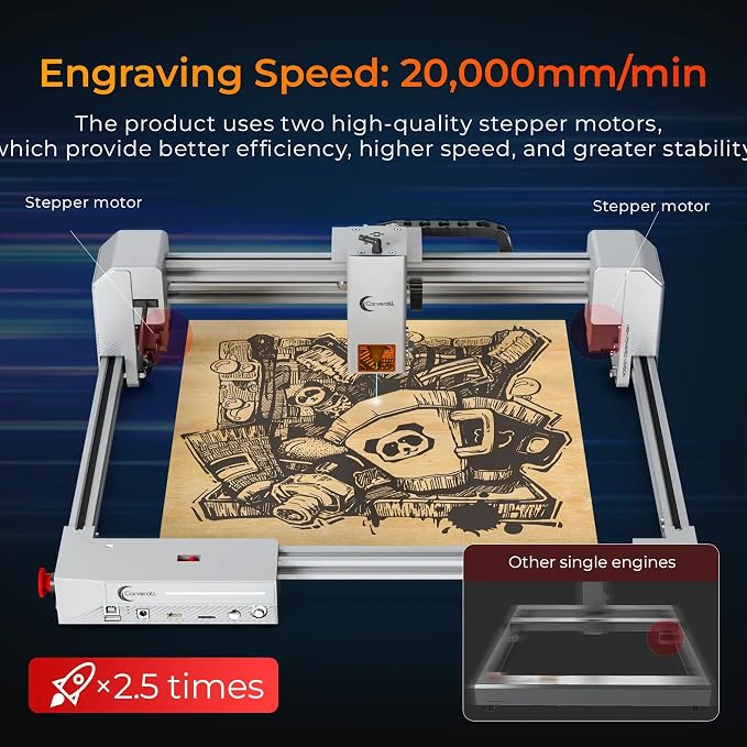 JL9 20W Laser Engraver and Cutter - Image 5