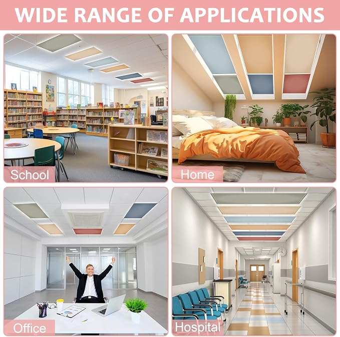 6PCS Fluorescent Light Covers, 4x2 Feet Magnetic Light Cover Fluorescent Lights - Image 6