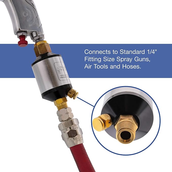 TCP Global Mini In-Line Air Filter, Oil and Water Separator - Image 4