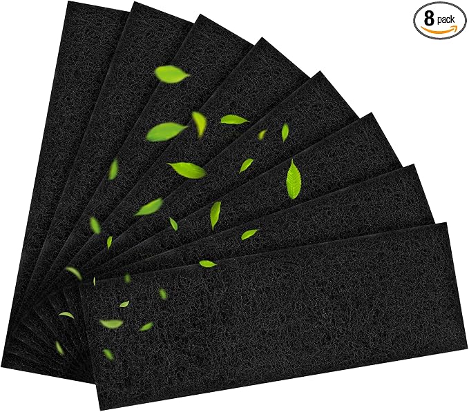 8 Pack Activated Carbon Filters Compatible by FHTONGE