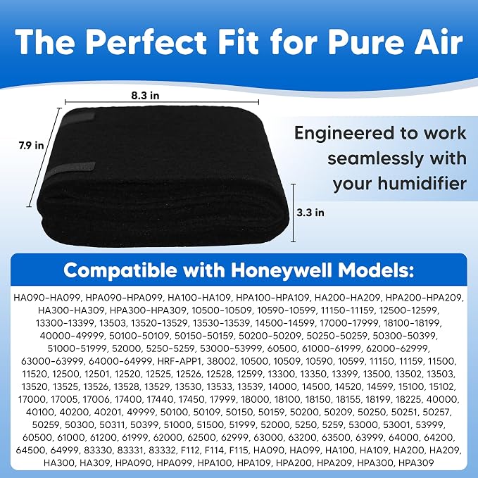 4-Pack HRF-AP1 Air Purifier Pre-Filter Replacement - Image 8