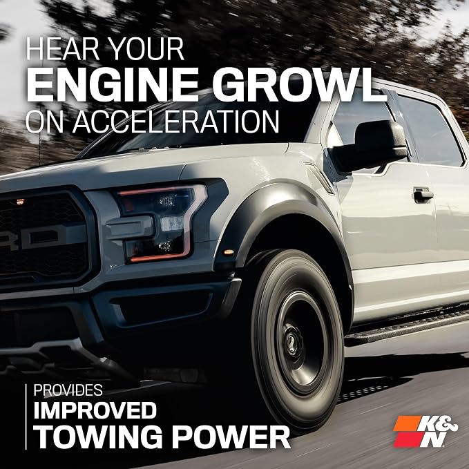 K&N Cold Air Intake System: High-Flow Air Filter, Increase Performance & - Image 7