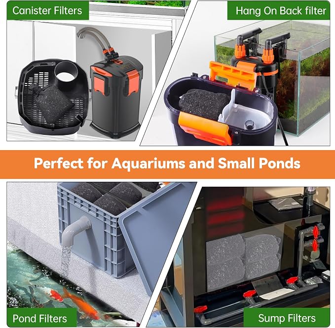 hygger Aquarium Activated Carbon, Premium Natural Coconut Shell Activated - Image 7