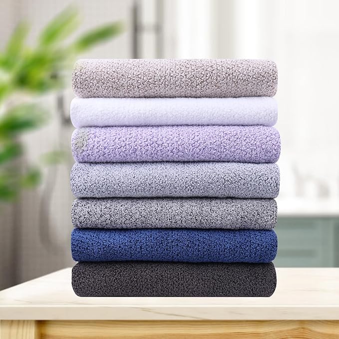 Everplush Diamond Collection Oversized Bath Towel – 1 Pieces, Super Soft & Highly Absorbent, Quick-Drying, Extra Large & Thick. Perfect for Bathroom, Pool, Swimming Use (Lavender, 30" x 56" 1PK)