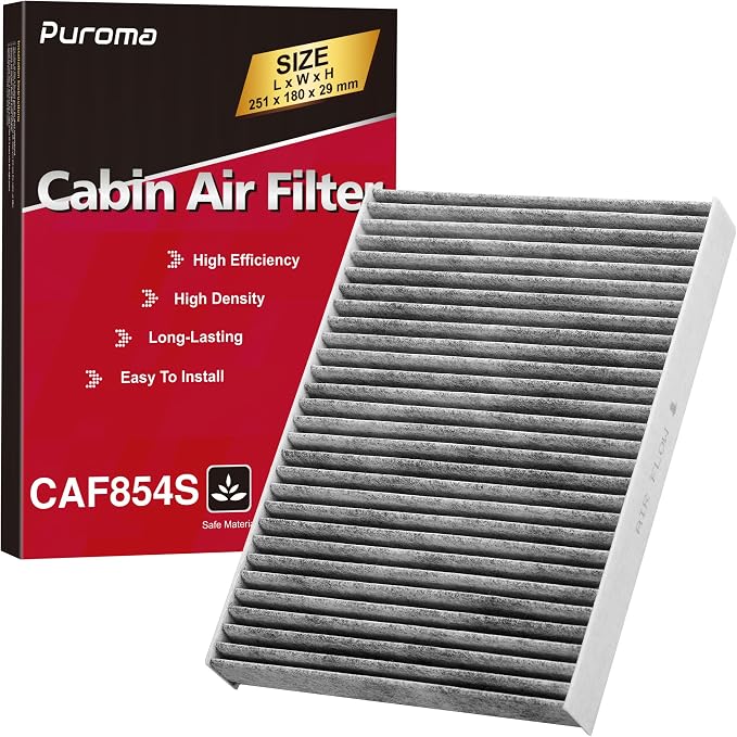 Puroma Cabin Air Filter with Activated Carbon, Replacement by Puroma