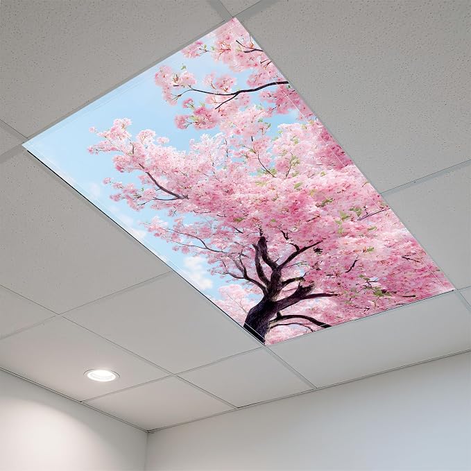 2 Pack Fluorescent Light Covers- 4 x 2 Feet Magnetic Ceiling Light Cover Room - Image 3
