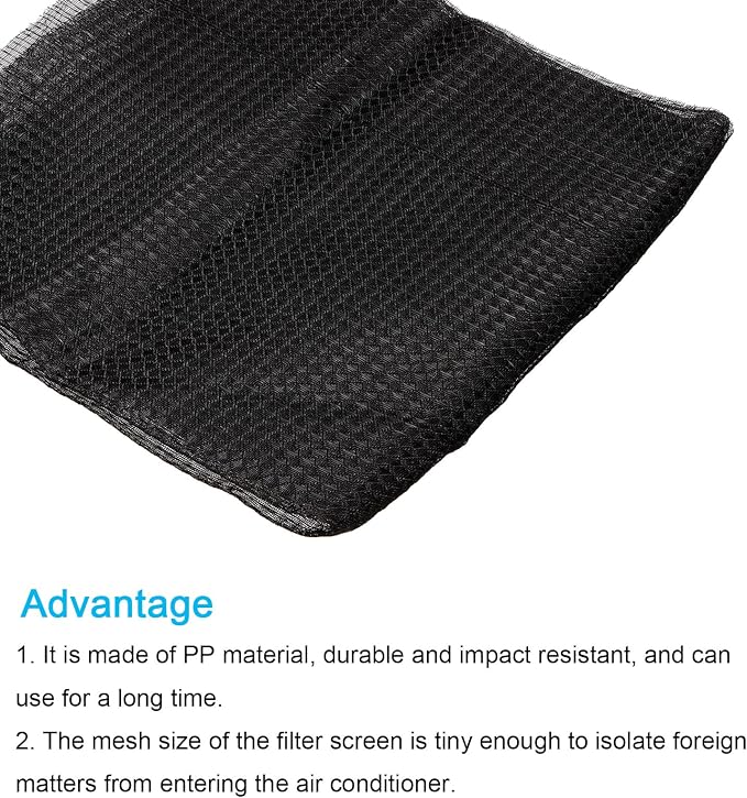 PATIKIL 47.2" x 23.6" Air Conditioner Air Filter Material, Plastic Dustproof - Image 4