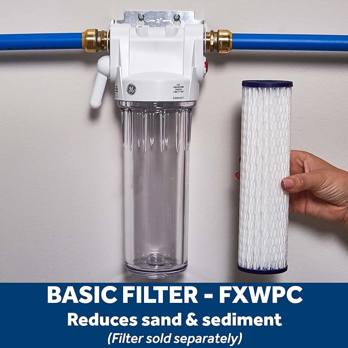 GE Whole House Water Filtration System, Install Kit & Accessories Included - Image 8