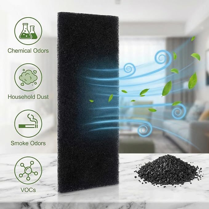 40 Pack Ceiling Fan Filters for Blades Ceiling Air Purifier Pads Accessories - Image 5