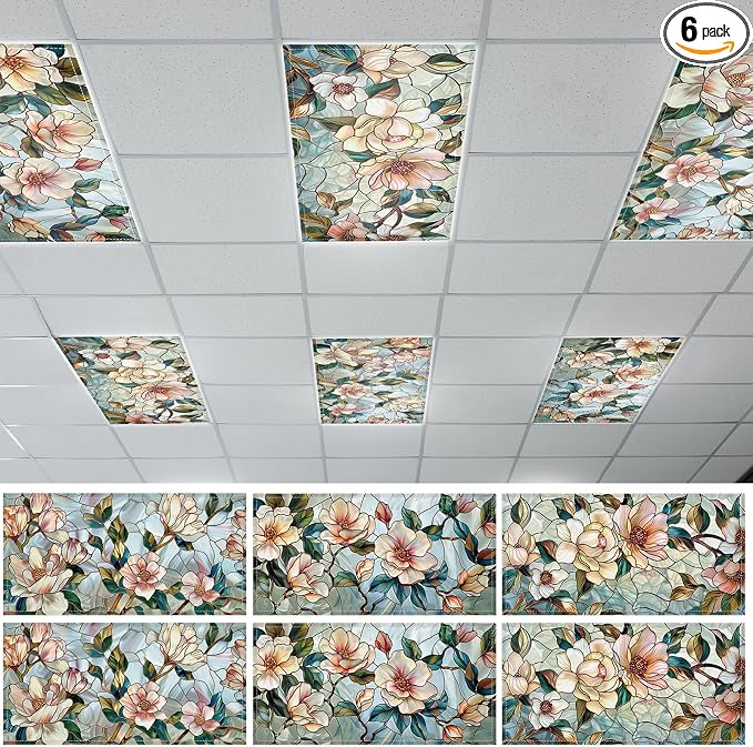 Wiooffen 6 Pcs Fluorescent Light Covers by Wiooffen