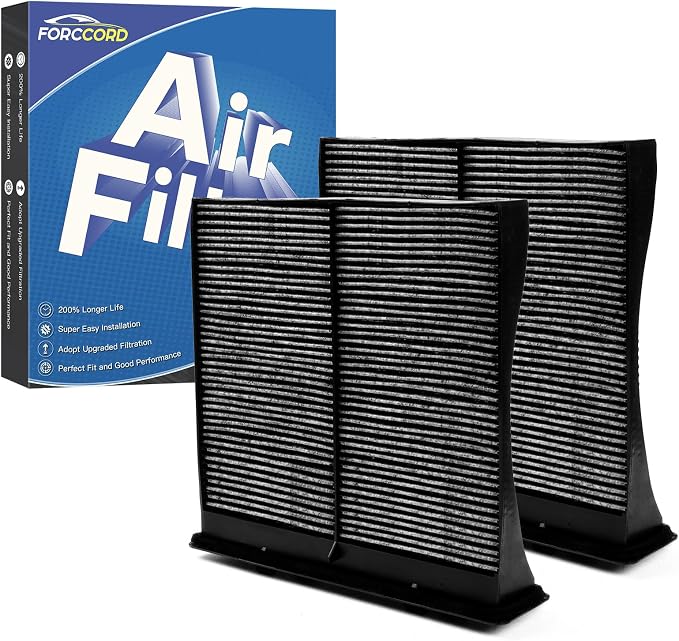 2-Pack HEPA Cabin Air Filter Fits by Forccord