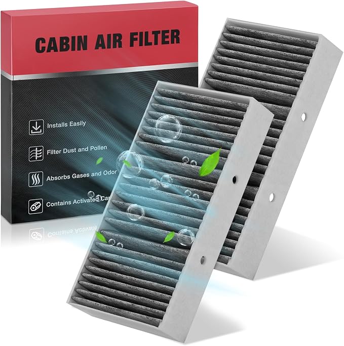 BDFHYK 2 PCS Cabin Air Filters by BDFHYK