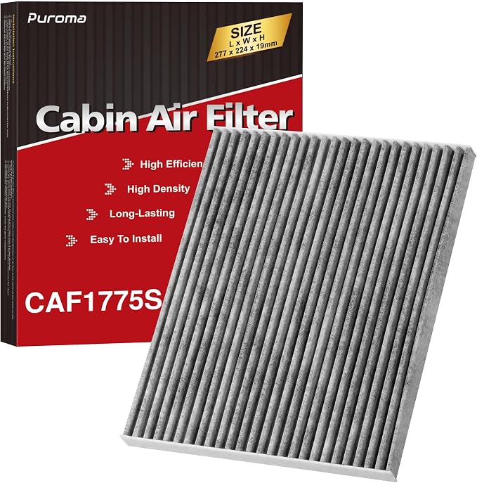 Puroma Cabin Air Filter with Activated Carbon, Replacement by Puroma