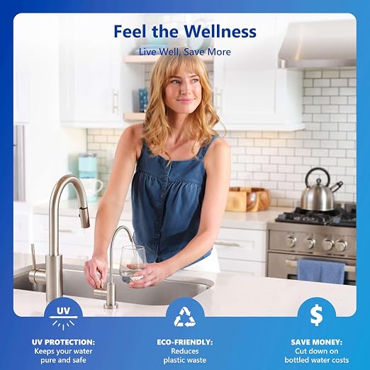 Express Water Reverse Osmosis Ultraviolet Water Filtration System – 100 GPD - Image 8