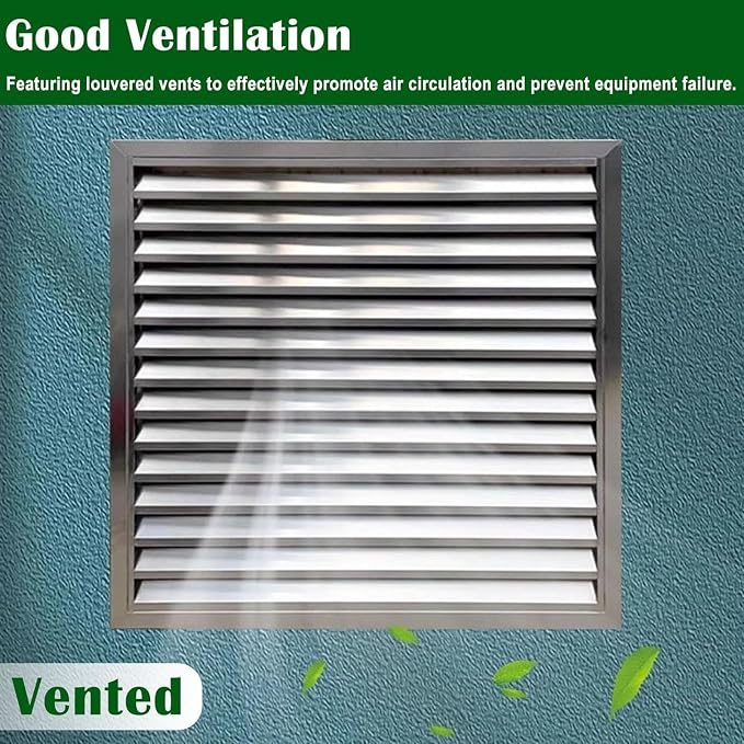 Heat Dissipation Louvered Vent Wall Gable Vents 304 Stainless Steel, - Image 3