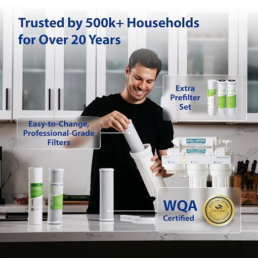 APEC Water Systems ROES-50 Essence Series Top Tier 5-Stage WQA Certified Ultra - Image 6