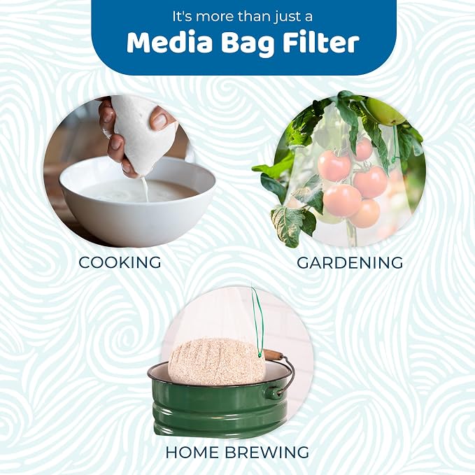SunGrow Catappa Leaf Filter Bags, 10 Mesh Bags - Image 4