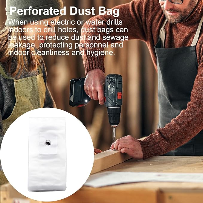 Drill Dust Cover Collector – Hole Cutter Dust Bag, Drill Debris Collector | - Image 2