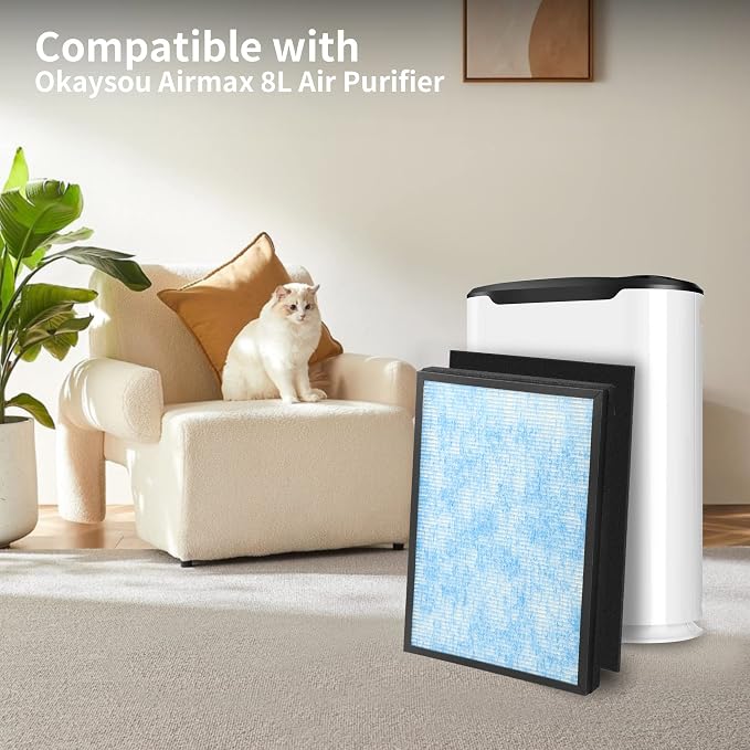 3 packs 3-in-1 8L H13 True HEPA Replacement Filters - Image 5