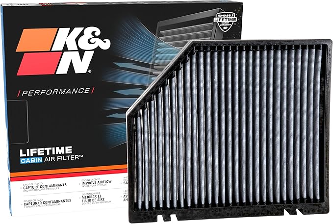 K&N LIFETIME Cabin Air Filter: Premium, Clean Air by KNEngineeringInc