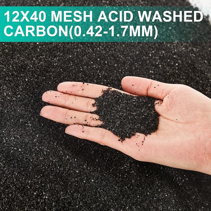 10lbs Activated Charcoal Powder Bulk Granular Activated Carbon Coconut Charcoal - Image 2