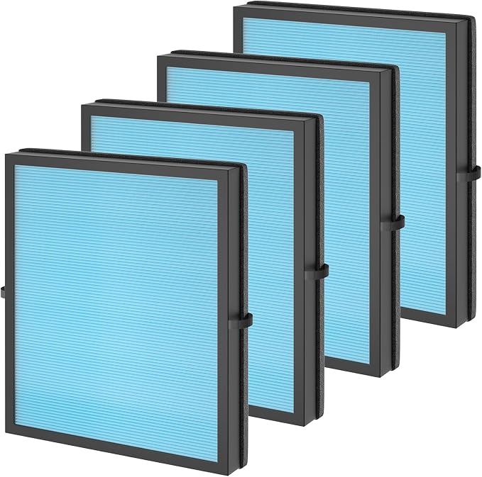 4 Pack MK04 Air Filter Replacement by APRIL-FLOWER