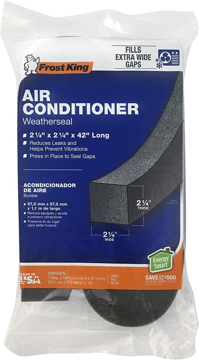 THERMWELL Frost King AC43H Air Conditioner Weatherseal Tape, 2-1/4 by 2-1/4 by - Image 3