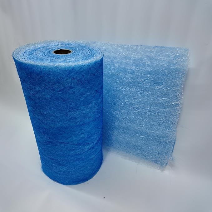 AUC Paint Spray Booth Exhaust Filter Roll, 18 Gram Fiberglass Paint Arrestor - Image 4
